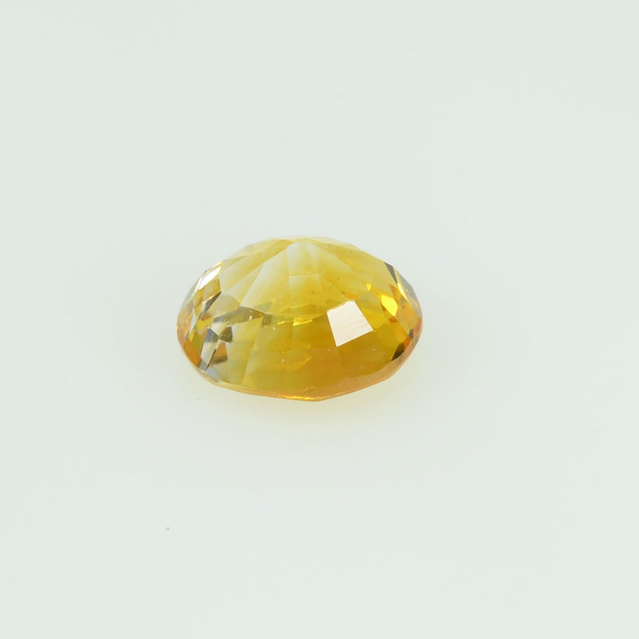 0.56 Cts Natural Yellow Sapphire Loose Gemstone Oval Cut