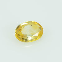 0.58 Cts Natural Yellow Sapphire Loose Gemstone Oval Cut