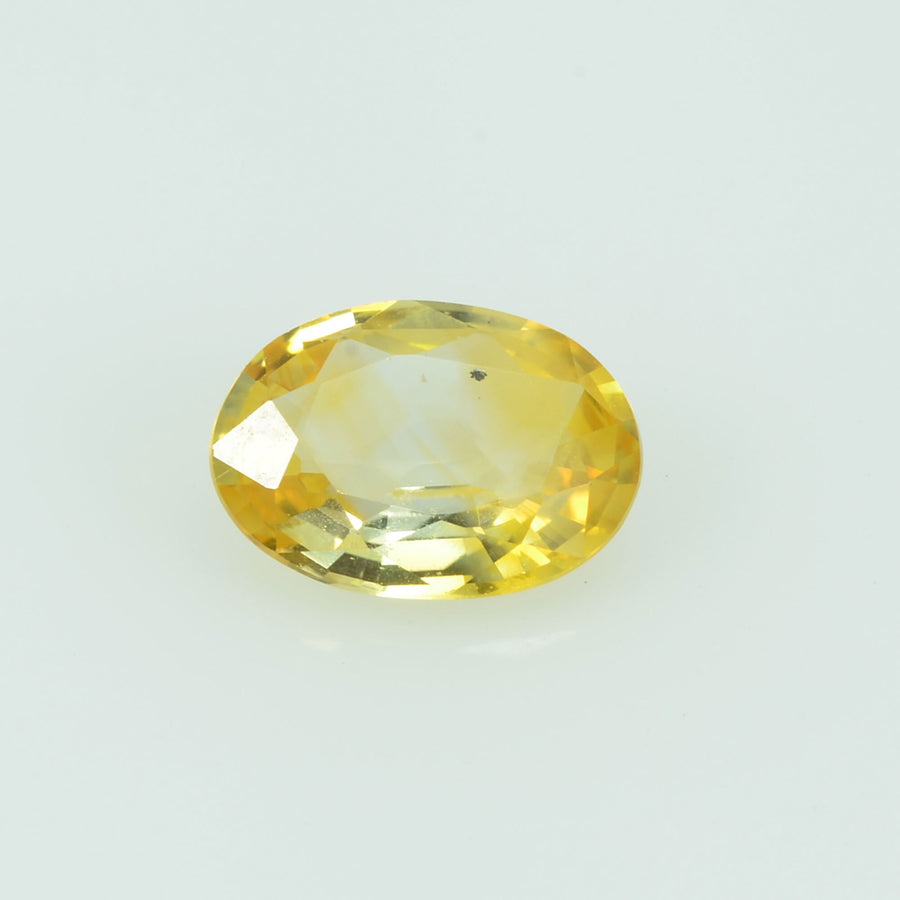 0.58 Cts Natural Yellow Sapphire Loose Gemstone Oval Cut