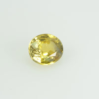 0.48 Cts Natural Yellow Sapphire Loose Gemstone Oval Cut