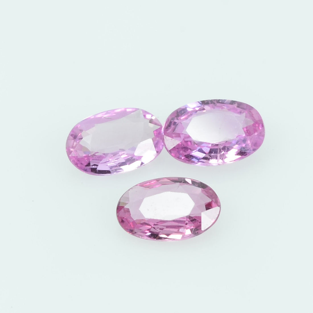 6x4 Natural Pink Sapphire Loose Gemstone oval Cut