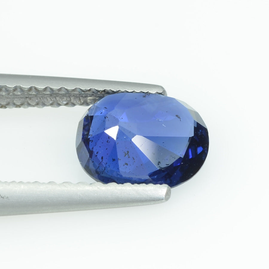 1.40 Cts Unheated Natural Blue sapphire loose gemstone oval cut