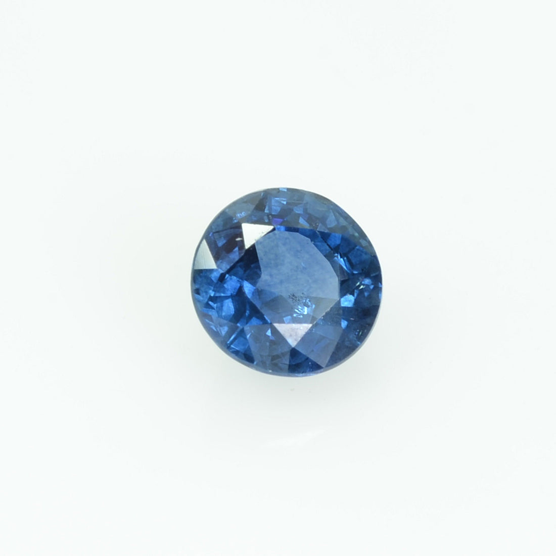 0.88 Cts Natural Blue Sapphire Loose Gemstone Round Cut