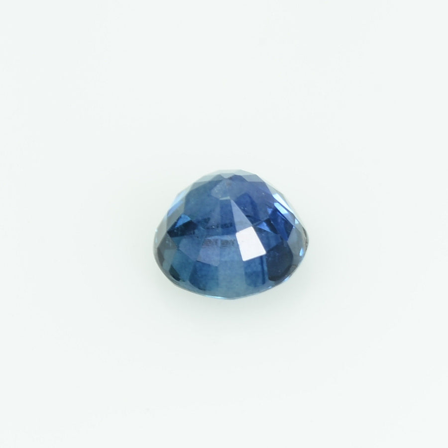 0.88 Cts Natural Blue Sapphire Loose Gemstone Round Cut