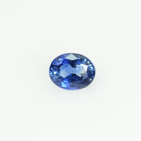 0.49 Cts Natural Blue Sapphire Loose Gemstone Oval Cut