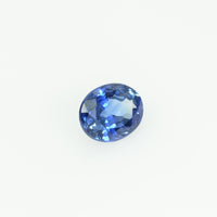 0.49 Cts Natural Blue Sapphire Loose Gemstone Oval Cut