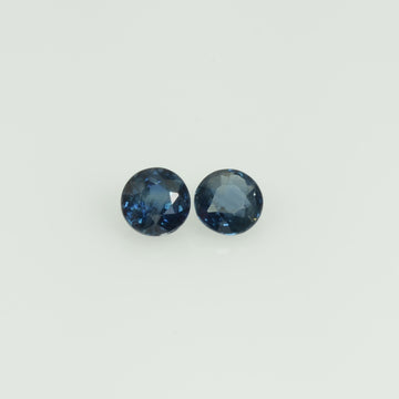 3.2 mm Natural Blue Sapphire Loose Gemstone Round Cut