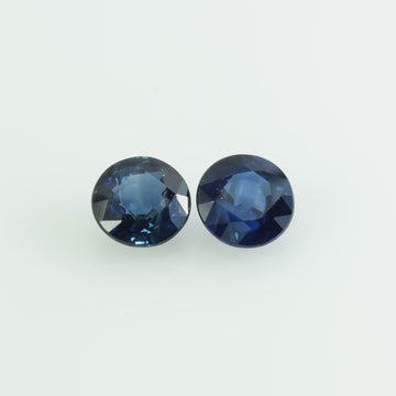 1.12 mm Natural Blue Sapphire Loose Gemstone Round Cut