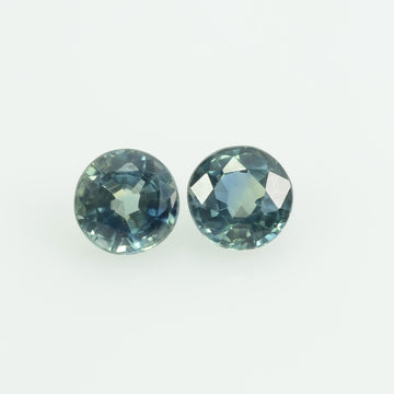 3.5 mm Natural Blue Sapphire Loose Gemstone Round Cut