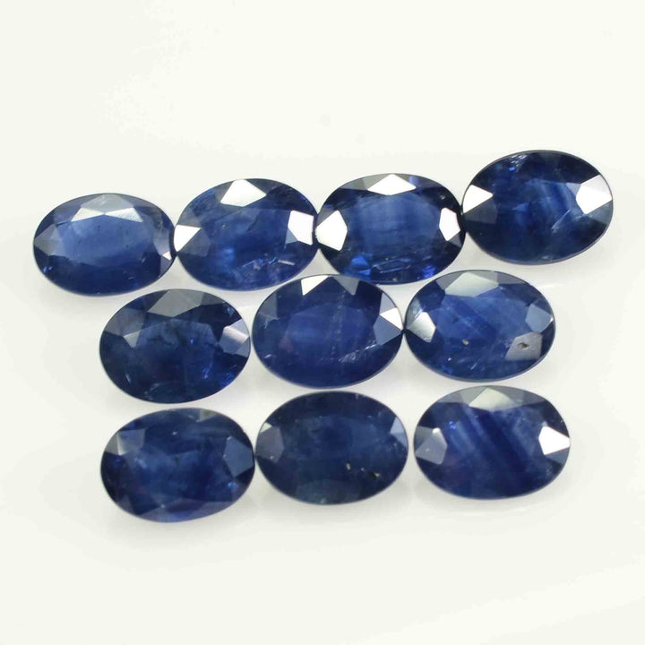 8x6 MM Natural Blue Sapphire Loose Gemstone Oval Cut