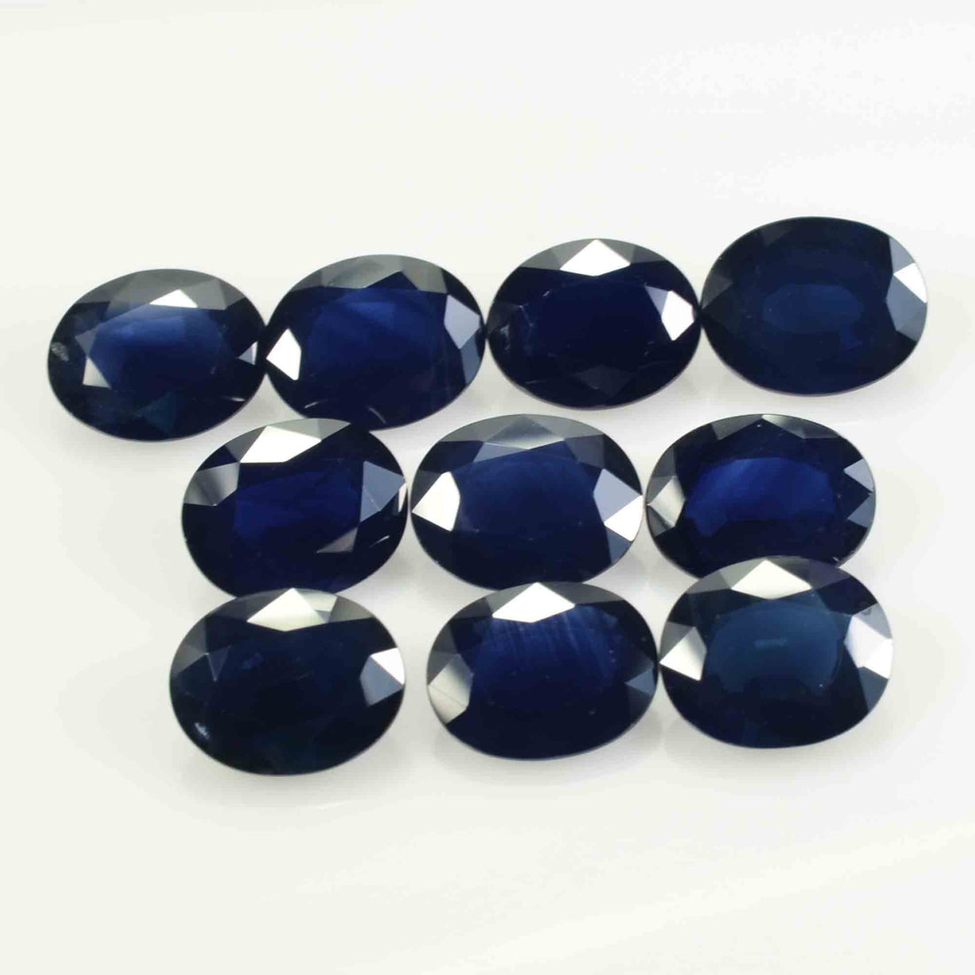 10x8 MM Natural Blue Sapphire Loose Gemstone Oval Cut