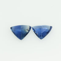 Natural Blue Sapphire Loose Gemstone Trillion Cut