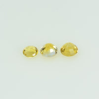 3.0 mm Natural Yellow Sapphire Loose Gemstone Round Cut