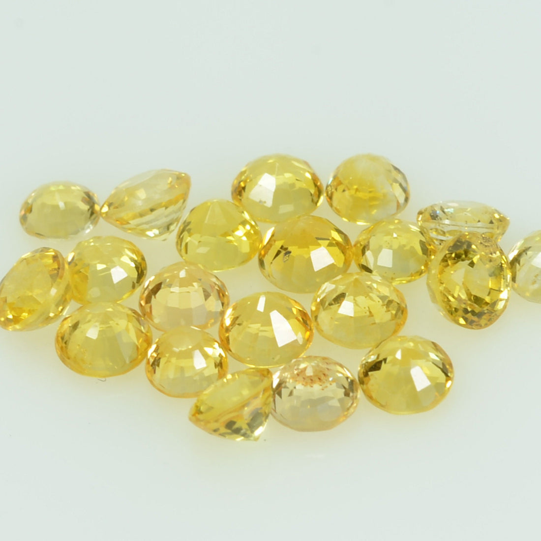 3.0 mm Natural Yellow Sapphire Loose Gemstone Round Cut