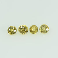 3.0 mm Natural Yellow Sapphire Loose Gemstone Round Cut