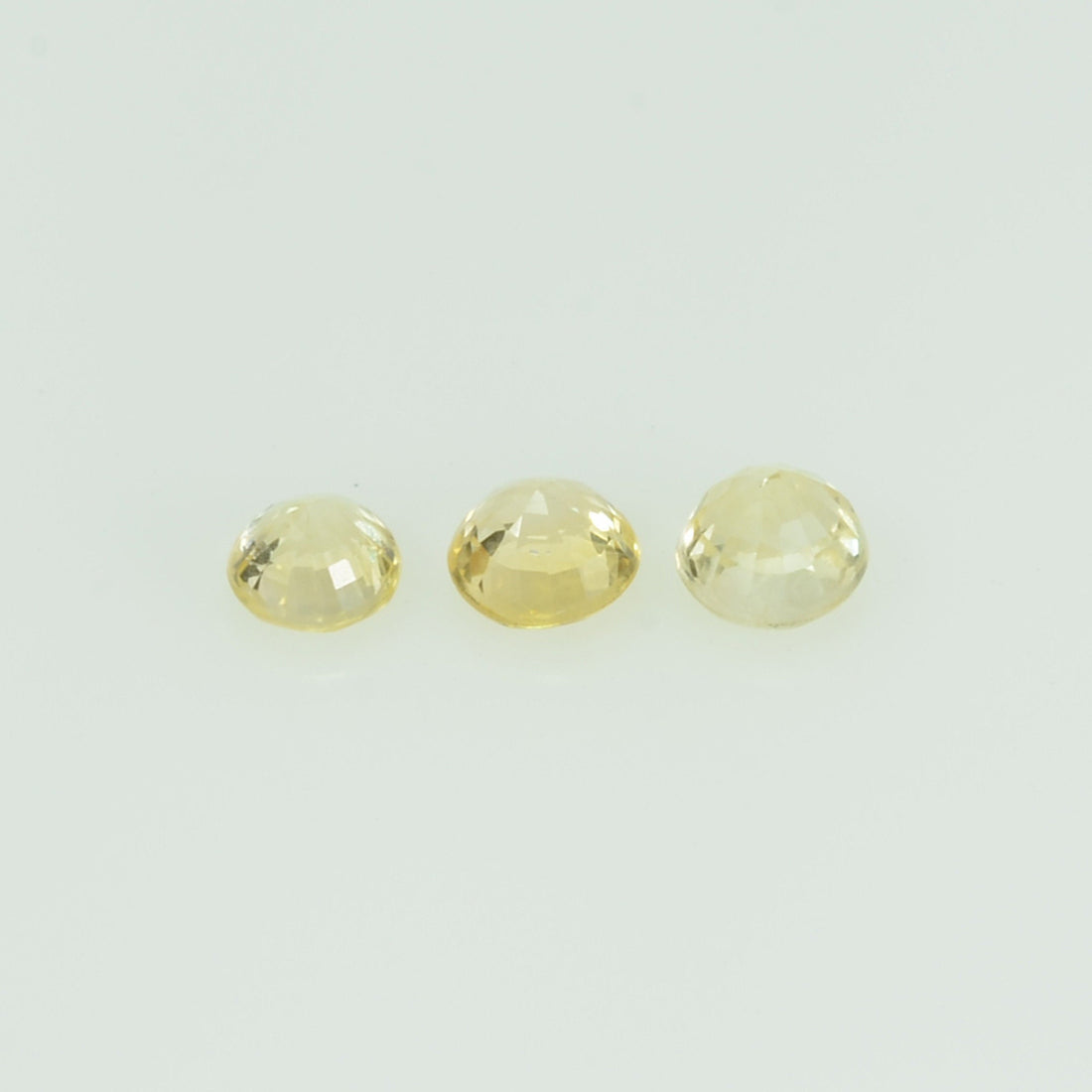 3.0 mm Natural Yellow Sapphire Loose Gemstone Round Cut