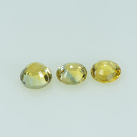 4.0 mm Natural Yellow Sapphire Loose Gemstone Round Cut