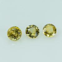 4.0 mm Natural Yellow Sapphire Loose Gemstone Round Cut