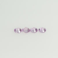 3 mm Natural Pink Sapphire Loose Gemstone Round Diamond Cut Cleanish Quality Color