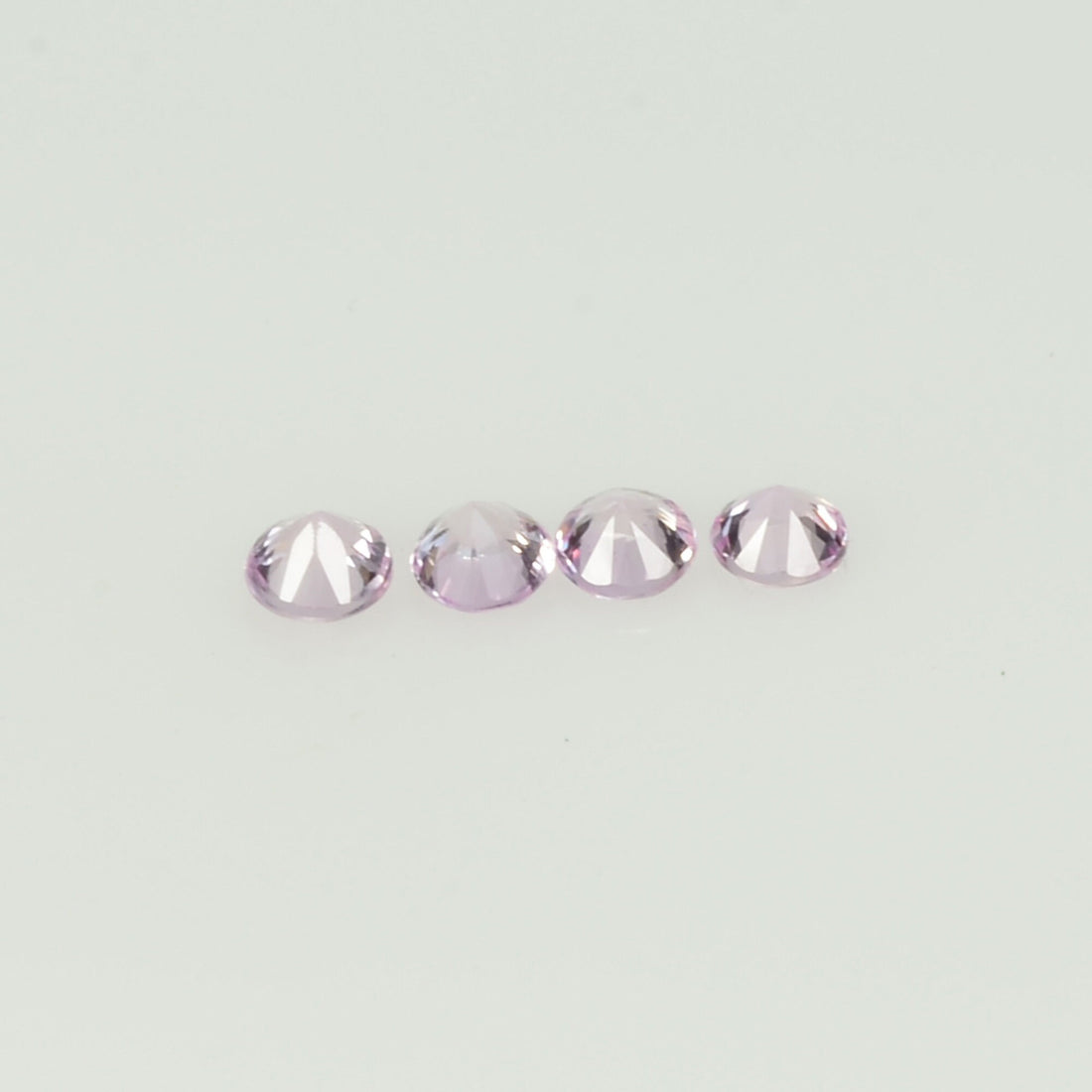 2.5 mm Natural Pink Sapphire Loose Gemstone Round Diamond Cut Cleanish Quality Color