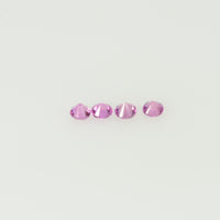 1.7-2.3 mm Natural Pink Sapphire Loose Gemstone Round Diamond Cut Cleanish Quality Color