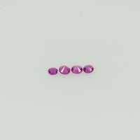 0.8-1.9 mm Natural Pink Sapphire Loose Gemstone Round Diamond Cut Cleanish Quality AAA Color