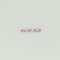 0.8-1.8 mm Natural Pink Sapphire Loose Gemstone Round Diamond Cut Cleanish Quality Color