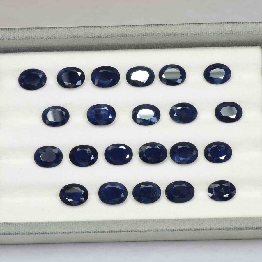 9x7 MM Natural Blue Sapphire Loose Gemstone Oval Cut