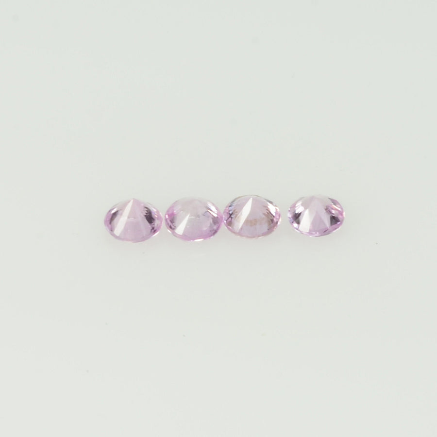 2.5 mm Natural Pink Sapphire Loose Gemstone Round Diamond Cut VS Quality Color