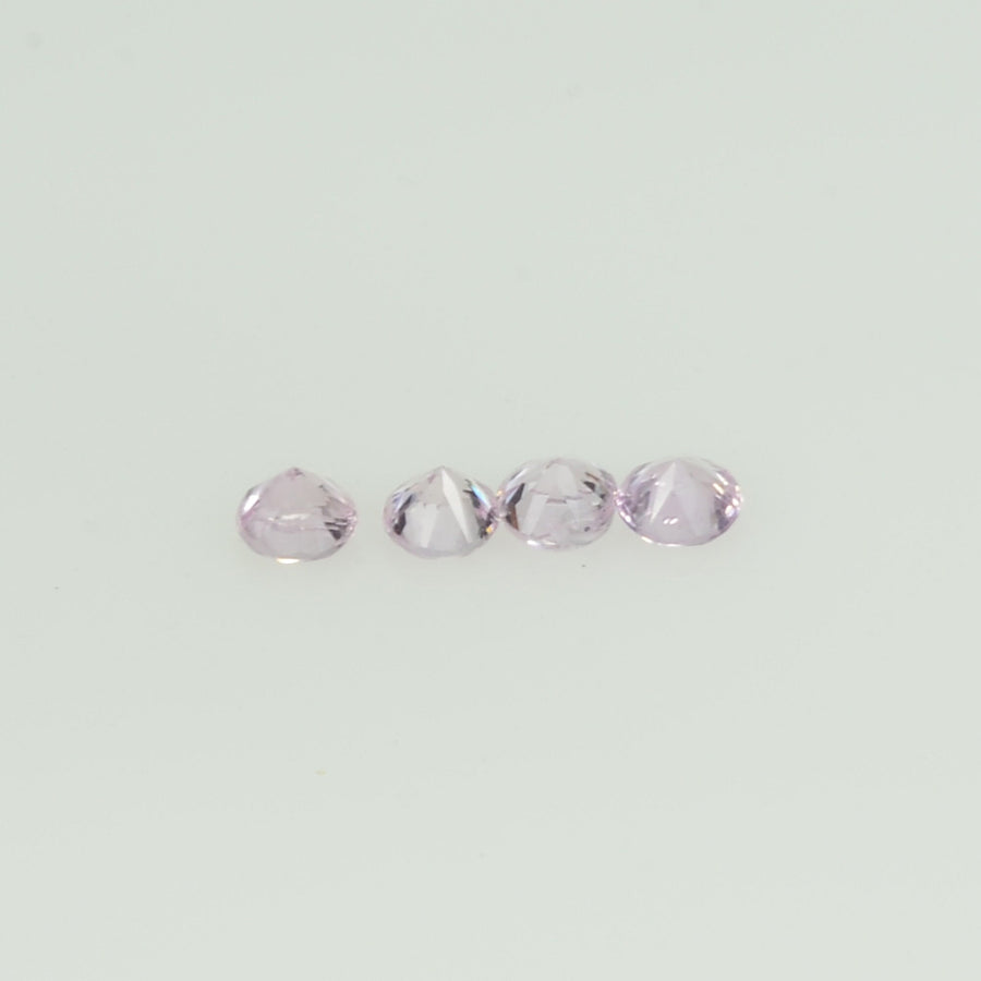 2.5 mm Natural Pink Sapphire Loose Gemstone Round Diamond Cut VS Quality Color