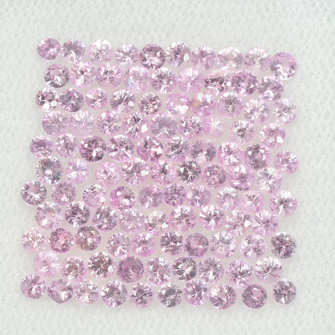 2.0 mm Natural Pink Sapphire Loose Gemstone Round Diamond Cut Vs Quality Color