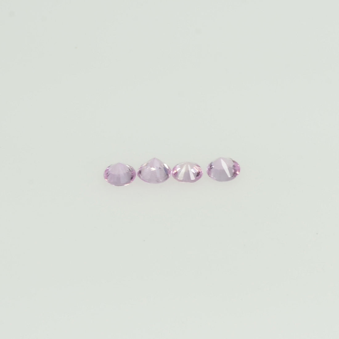 2.0 mm Natural Pink Sapphire Loose Gemstone Round Diamond Cut Vs Quality Color