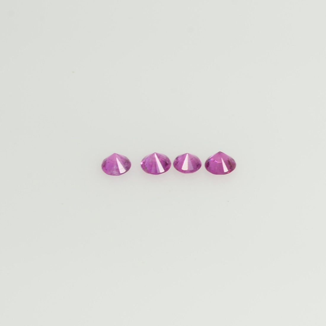 1.8-4.0 mm Natural Purple Sapphire Loose Gemstone Round Diamond Cut Pk Quality