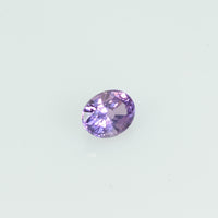 0.25 Cts Natural Lavender Sapphire Loose Gemstone Oval Cut