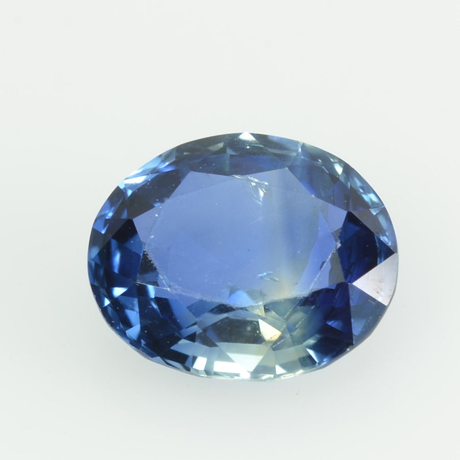 1.02 Cts Natural Blue Sapphire Loose Gemstone Oval Cut AGL Certified