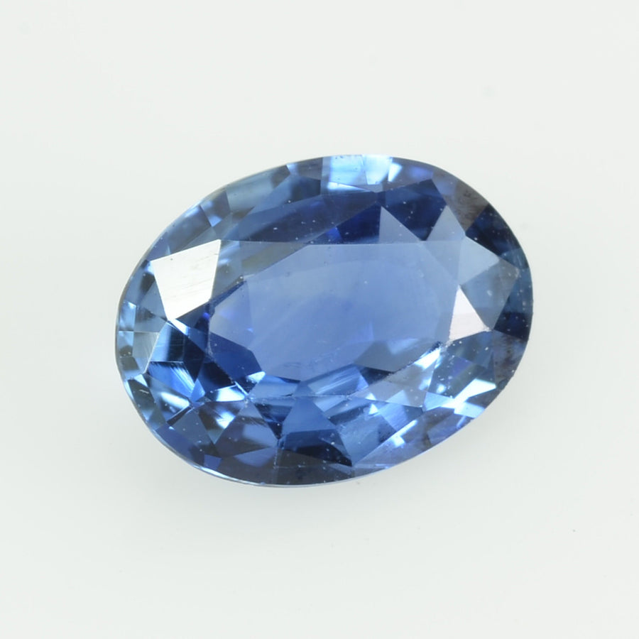 0.76 Cts Natural Blue Sapphire Loose Gemstone Oval Cut AGL Certified