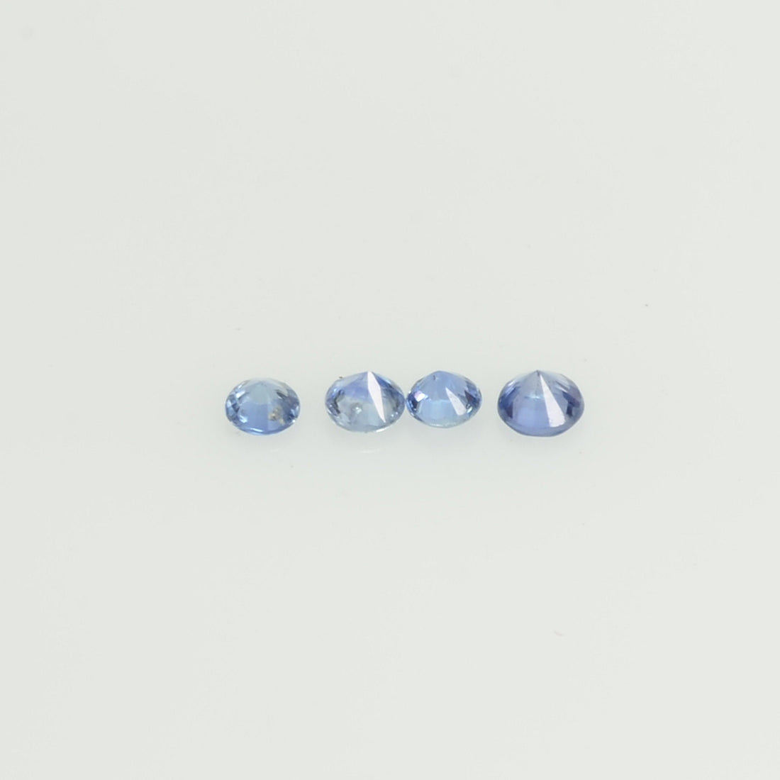 1.7-2.3 mm Natural Blue Sapphire Loose Gemstone Round Diamond Cut Vs Quality Color