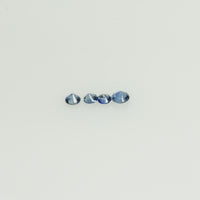 0.8-3.8 mm Natural Blue Sapphire Loose Gemstone Round Diamond Cut Cleanish Quality Color