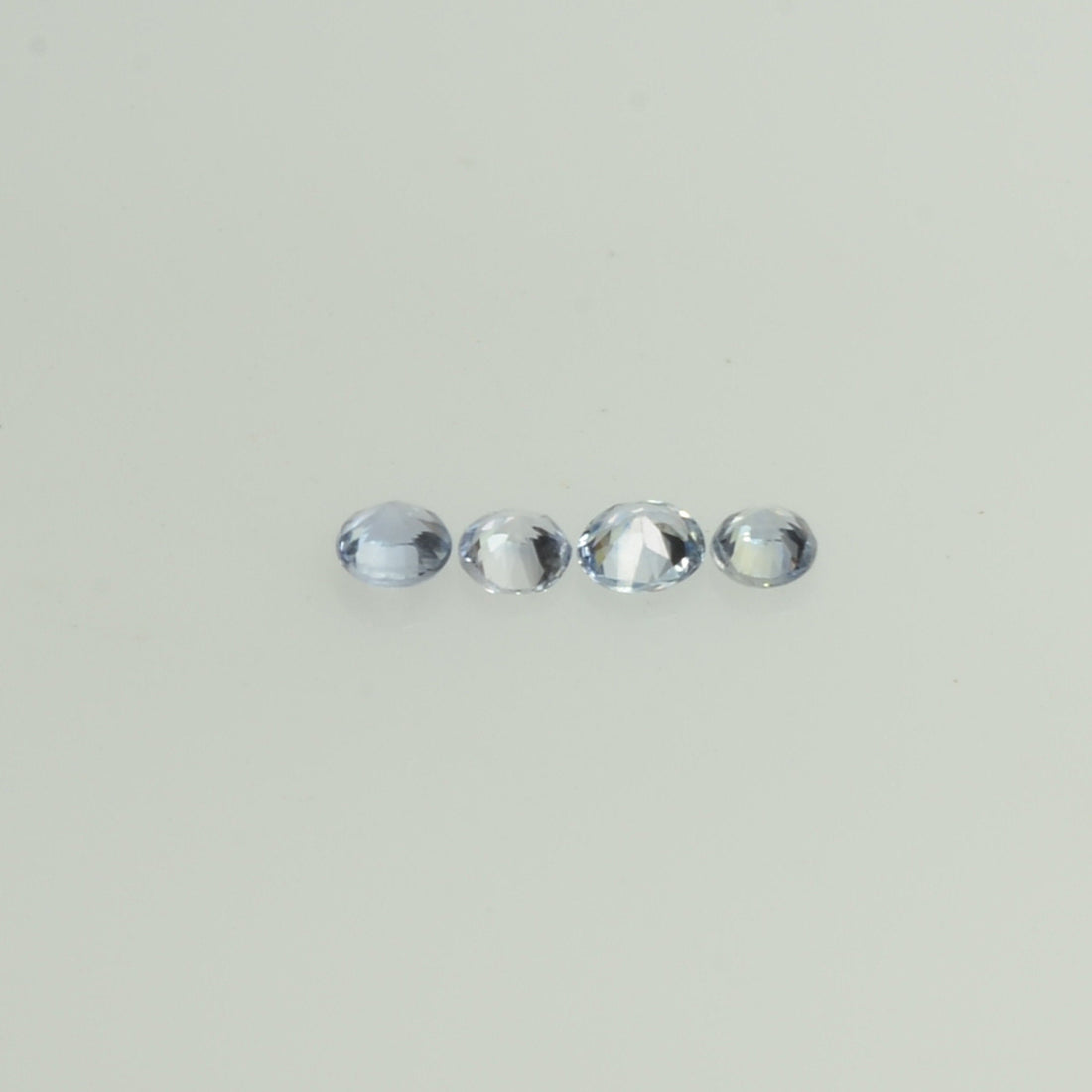 0.8-2.3 mm Natural Blue Sapphire Loose Gemstone Round Diamond Cut Cleanish Quality Color