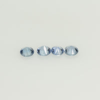 2.5-3.7 mm Natural Blue Sapphire Loose Gemstone Round Diamond Cut Vs Quality Color