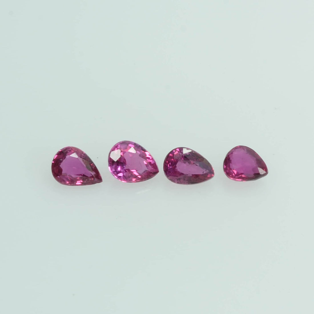 3x2 mm Lot Natural Ruby Loose Gemstone Pear Cut