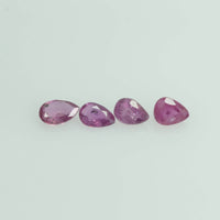 0.85 Cts Natural Ruby Loose Gemstone Pear Cut