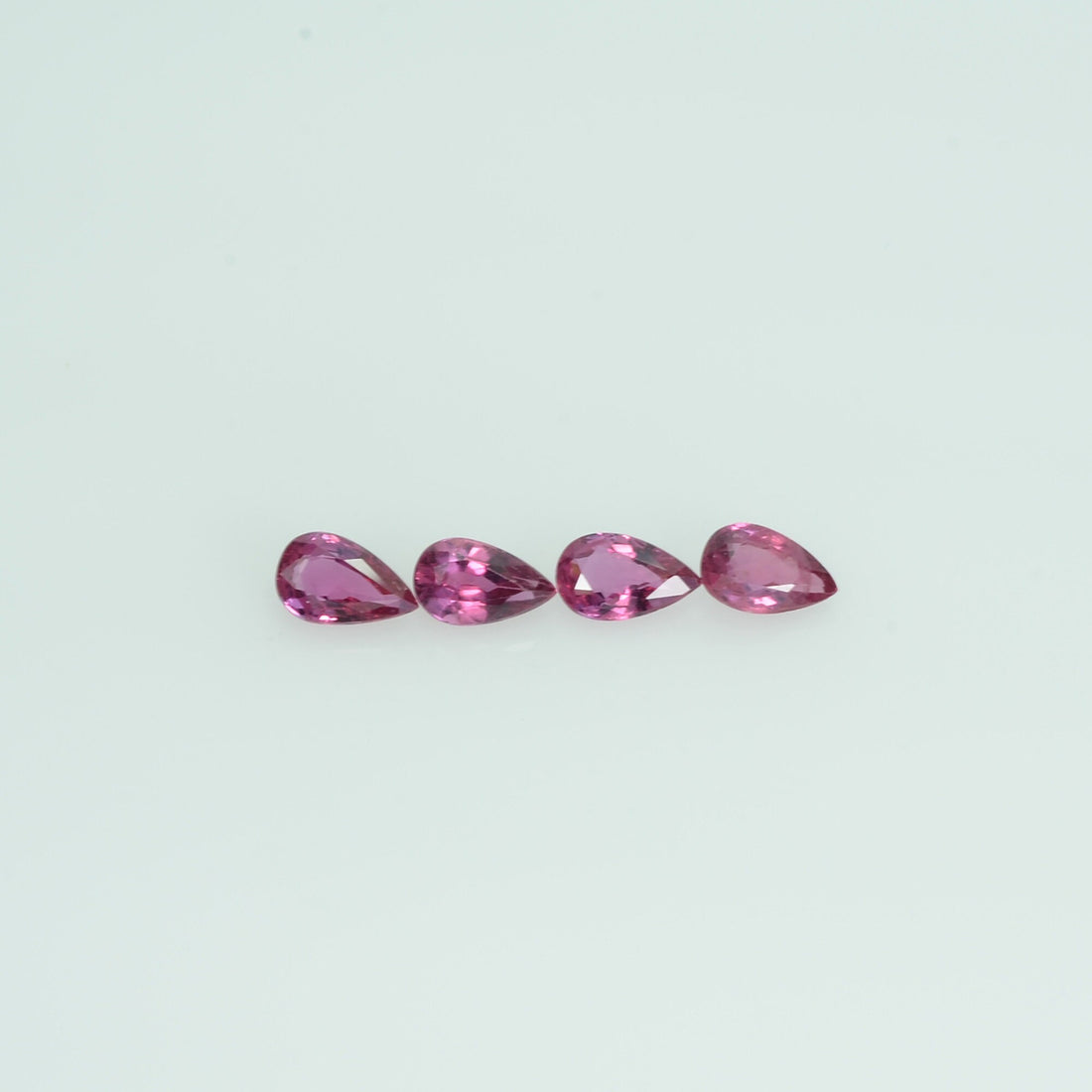 5x3 mm Lot Natural Ruby Loose Gemstone Pear Cut