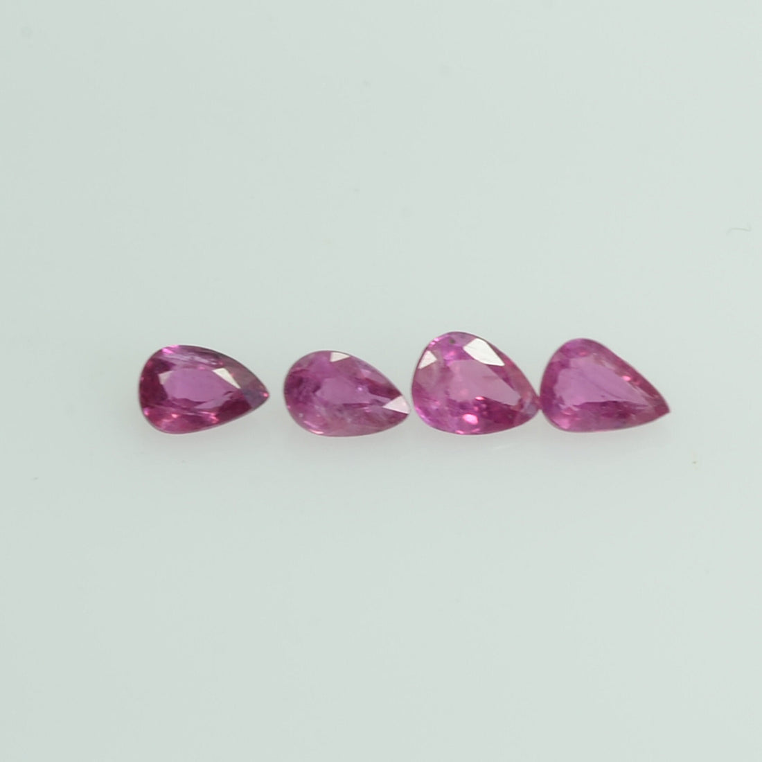 3x2 mm Lot Natural Ruby Loose Gemstone Pear Cut