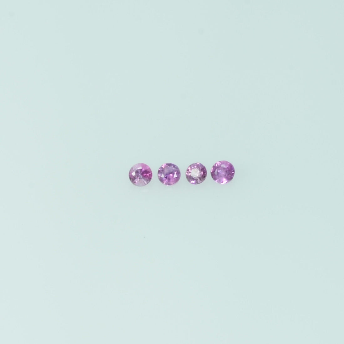 0.8-4.6 mm Natural Purple Sapphire Loose Gemstone Round Diamond Cut Pk Quality