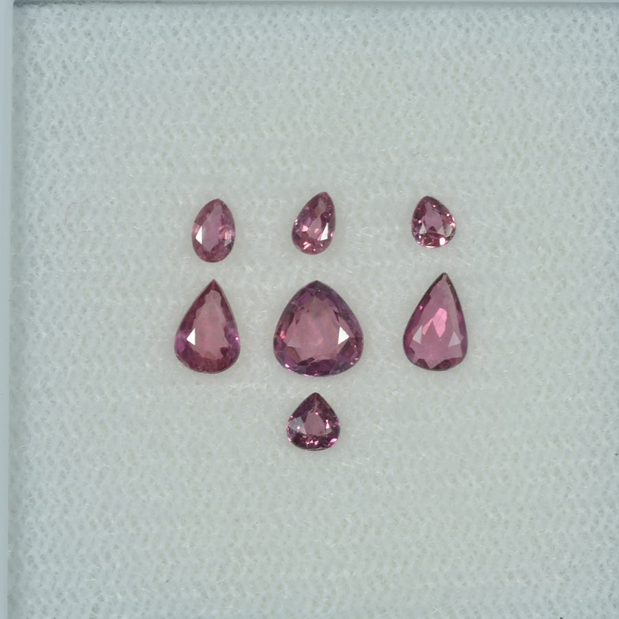 1.37 Cts Natural Ruby Loose Gemstone Pear Cut