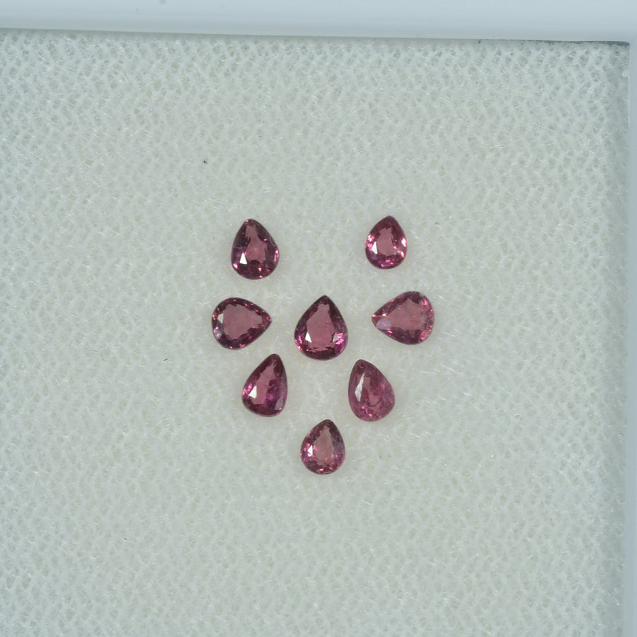 0.83 Cts Natural Ruby Loose Gemstone Pear Cut