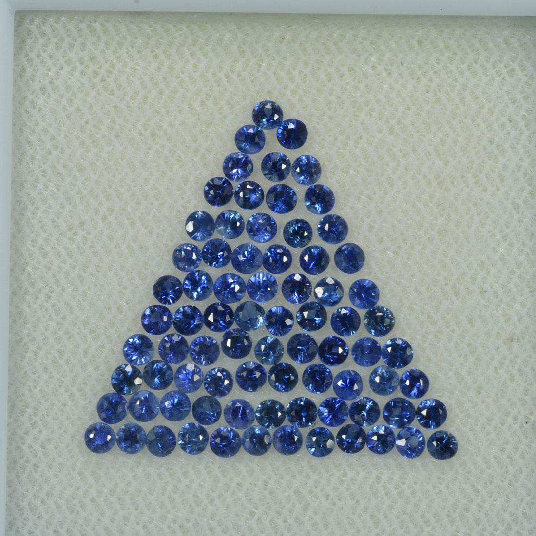 1.6-2.3 mm Natural Blue Sapphire Loose Gemstone Round Diamond Cut Vs Quality Color - Thai Gems Export Ltd.