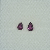 5x3 mm Lot Natural Ruby Loose Gemstone Pear Cut