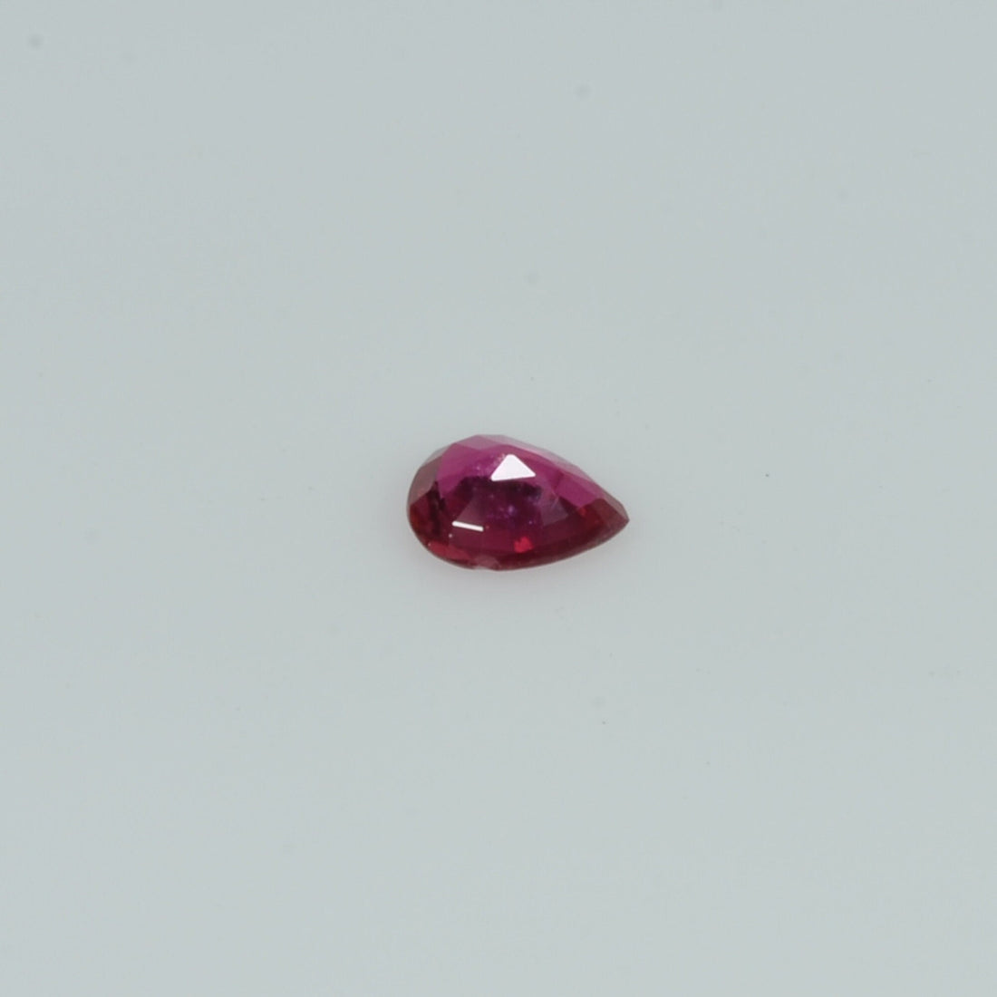 4.5x3.5 mm Natural Ruby Loose Gemstone Pear Cut